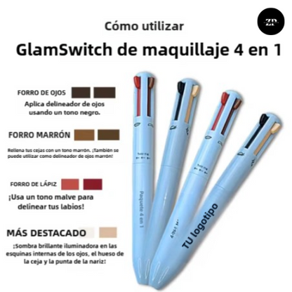 💄 GlamSwitch 4 en 1 – tu maquillaje completo en un solo lápiz