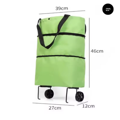 BOLSO PLEGABLE CON RUEDAS 2 EN 1 – ¡LLÉVATE 2 POR EL PRECIO DE 1!