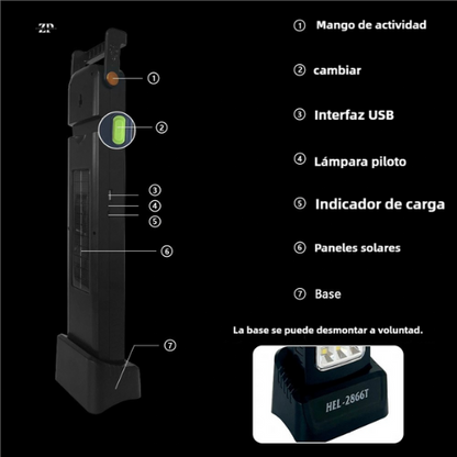 LINTERNA DE EMERGENCIA CON CARGADOR USB (30% OFF)