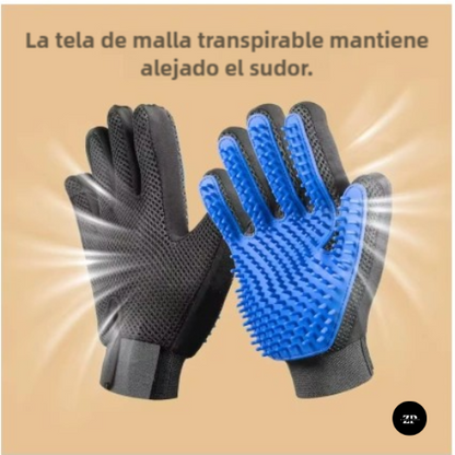 Guante Cepillo Quita Pelos para Mascotas