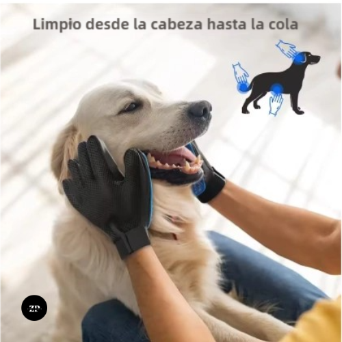 Guante Cepillo Quita Pelos para Mascotas