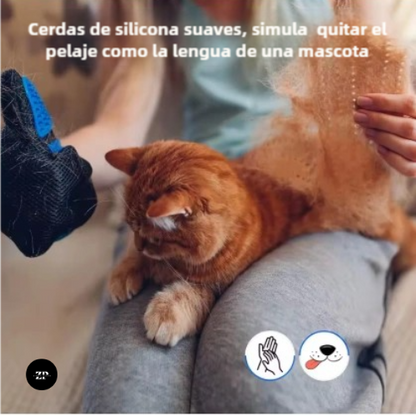 Guante Cepillo Quita Pelos para Mascotas
