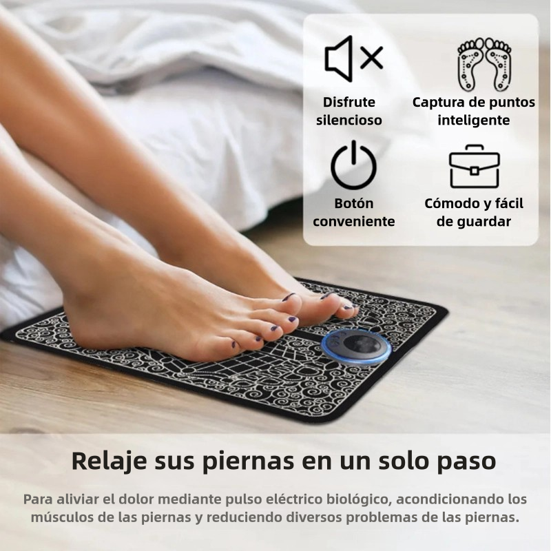 👟 Alfombra Masajeadora de Pies (30% OFF)💆‍♀️
