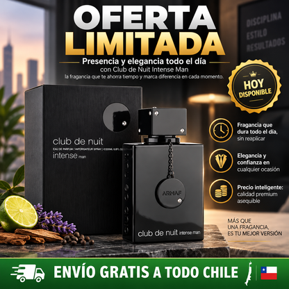 Presencia y elegancia todo el día con Club de Nuit Intense Man