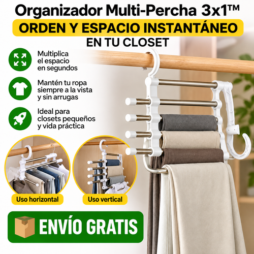 M - Perchero Magico Multi Percha X3