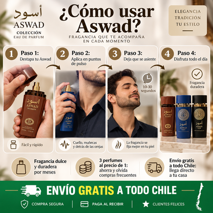 3x1 PERFUMES ARABES PARA HOMBRE