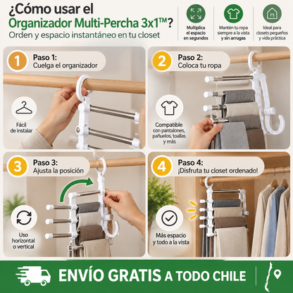 M - Perchero Magico Multi Percha X3