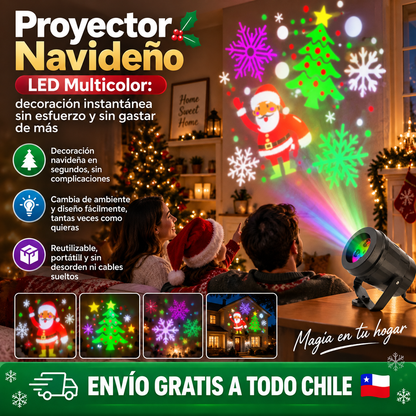✨ Proyector Navideño LED - decoración sin esfuerzo y sin gastar de más
