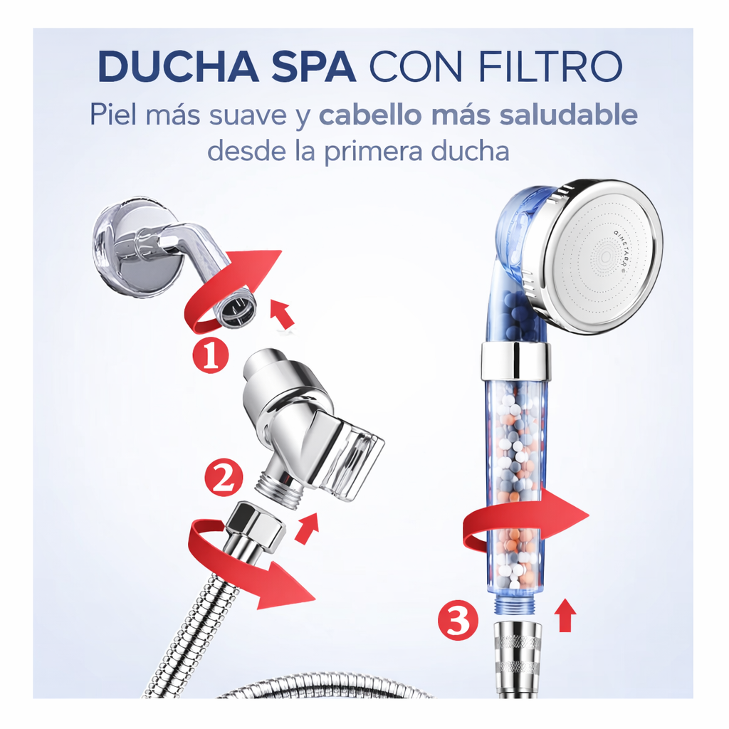 Ducha Spa con Filtro (30% OFF)