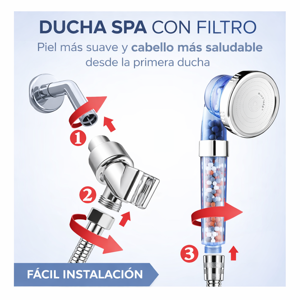 Ducha Spa con Filtro (30% OFF)
