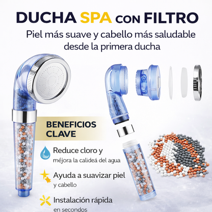 Ducha Spa con Filtro (30% OFF)
