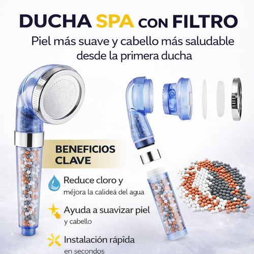 Ducha Spa con Filtro (30% OFF)