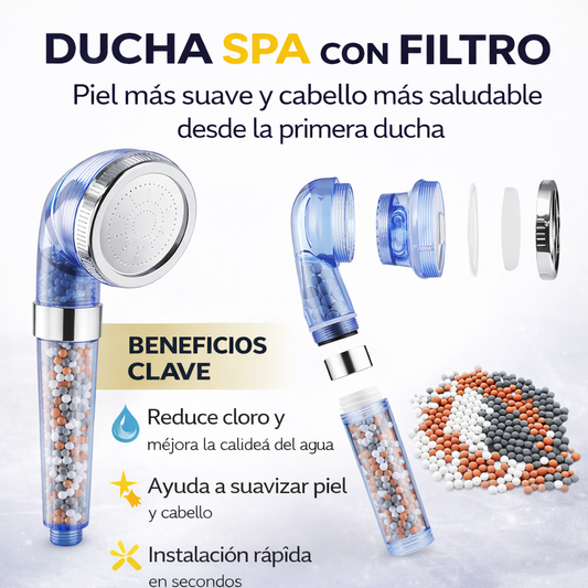 Ducha Spa con Filtro (30% OFF)