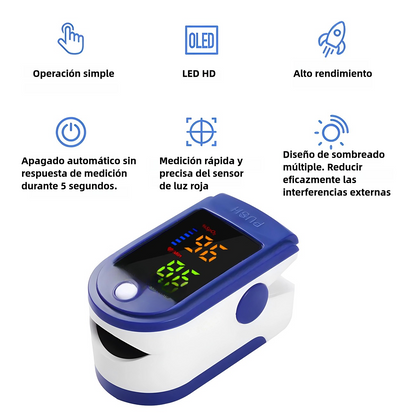 🧓Oximetro Pulsometro (30% OFF)💯
