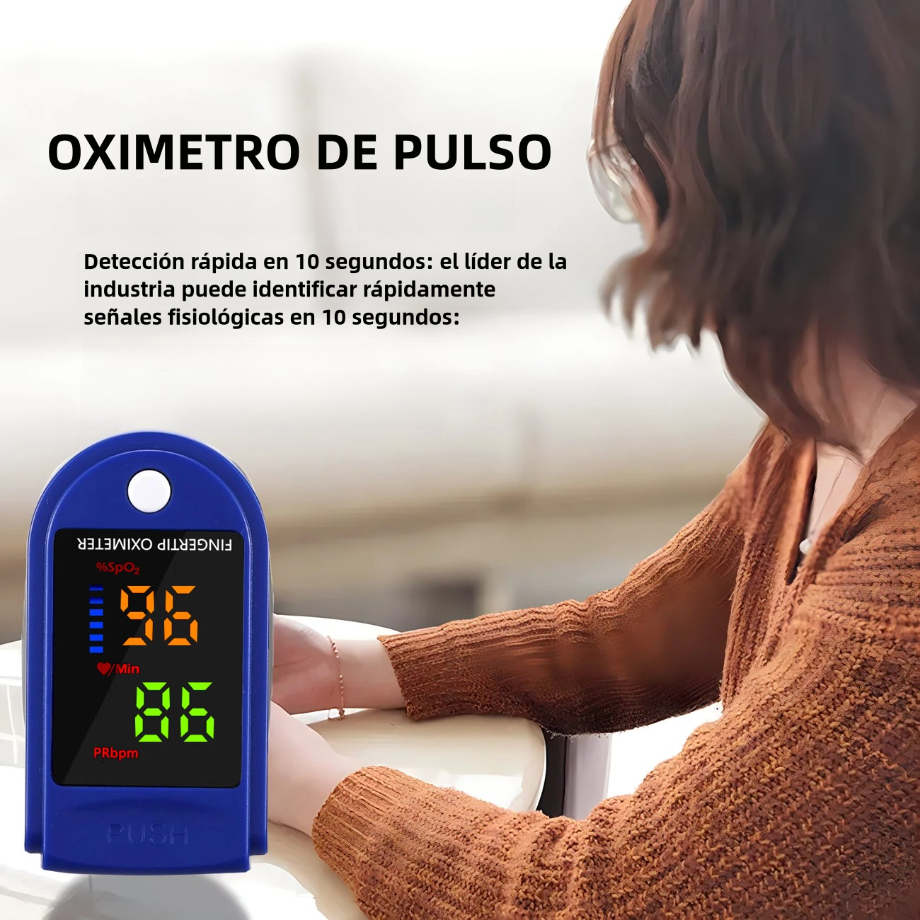 🧓Oximetro Pulsometro (30% OFF)💯