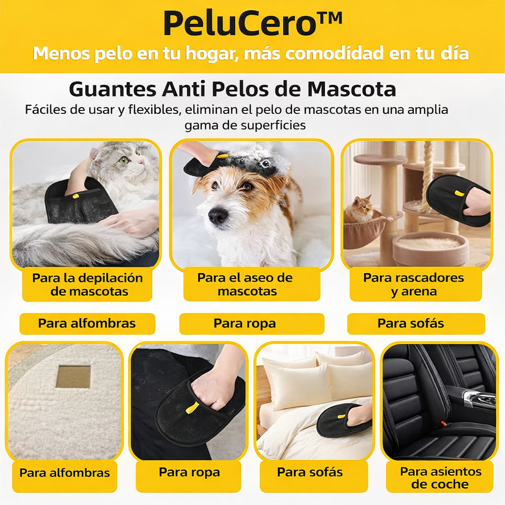 PeluCero™ Menos pelo en tu hogar, más comodidad en tu día