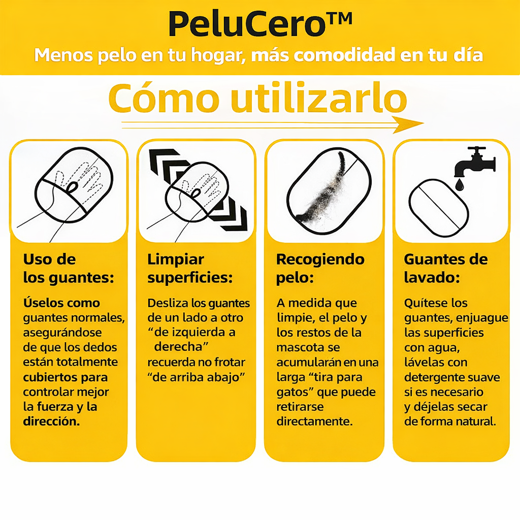 PeluCero™ Menos pelo en tu hogar, más comodidad en tu día
