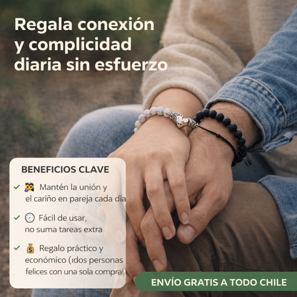 Pulsera magnética para parejas ™ – Regala conexión y complicidad diaria sin esfuerzo
