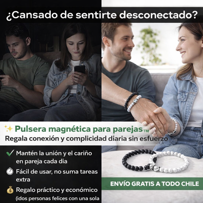 Pulsera magnética para parejas ™ – Regala conexión y complicidad diaria sin esfuerzo