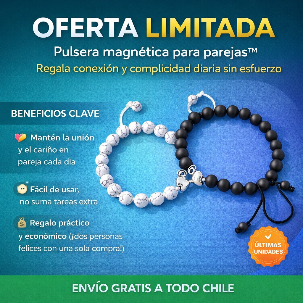 Pulsera magnética para parejas ™ – Regala conexión y complicidad diaria sin esfuerzo