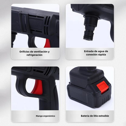 🫧Hidrolavadora Portatil con 2 Baterias 98v - DE REGALO + (30% OFF)🧽