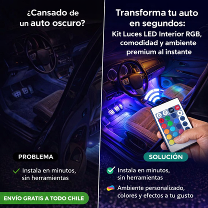 ¿Tu auto se ve básico? Haz que parezca premium en segundos con iluminación LED premium.