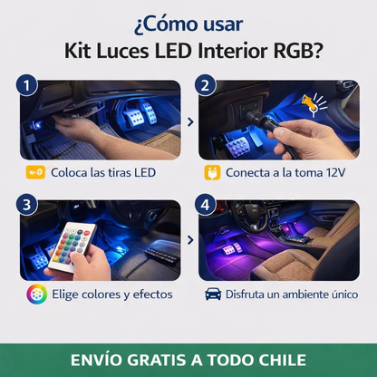 ¿Tu auto se ve básico? Haz que parezca premium en segundos con iluminación LED premium.