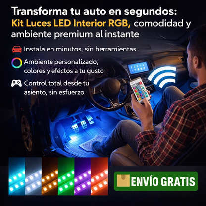 ¿Tu auto se ve básico? Haz que parezca premium en segundos con iluminación LED premium.