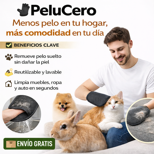 PeluCero™ Menos pelo en tu hogar, más comodidad en tu día