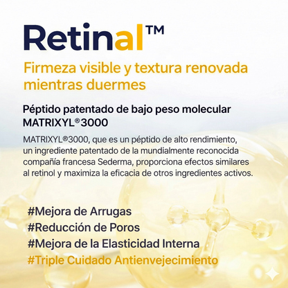 Retinal™ Firmeza visible y textura renovada mientras duermes