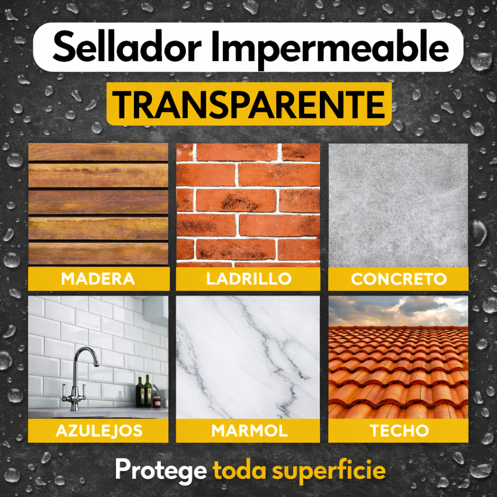 Sellador Adhesivo Transparente: Protege tu hogar de filtraciones y humedad en minutos