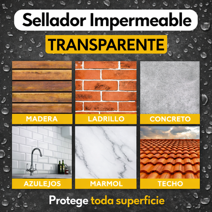 Sellador Adhesivo Transparente: Protege tu hogar de filtraciones y humedad en minutos