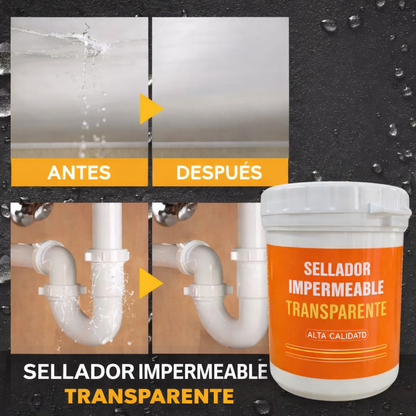 Sellador Adhesivo Transparente: Protege tu hogar de filtraciones y humedad en minutos