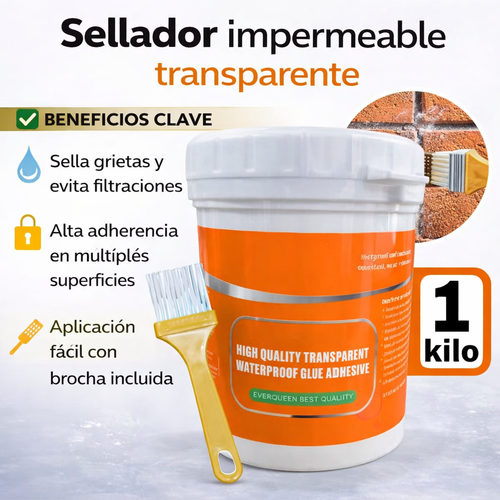Sellador Adhesivo Transparente: Protege tu hogar de filtraciones y humedad en minutos