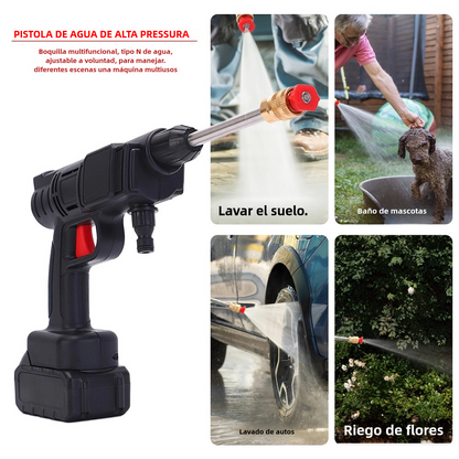 🫧Hidrolavadora Portatil con 2 Baterias 98v - DE REGALO + (30% OFF)🧽