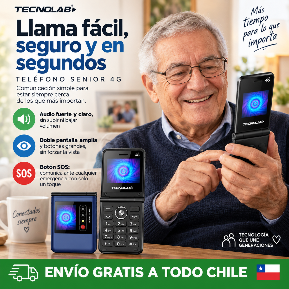 Teléfono Senior 4G img 1